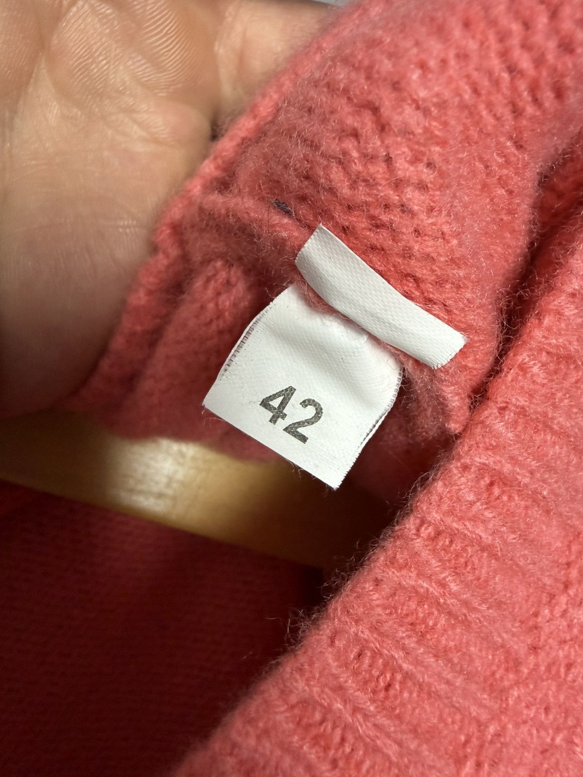 Gran Sasso Gran Sasso Sweater Knit Pink Wool Womens size 42 S Size S / US 4 / IT 40 - 10 Thumbnail