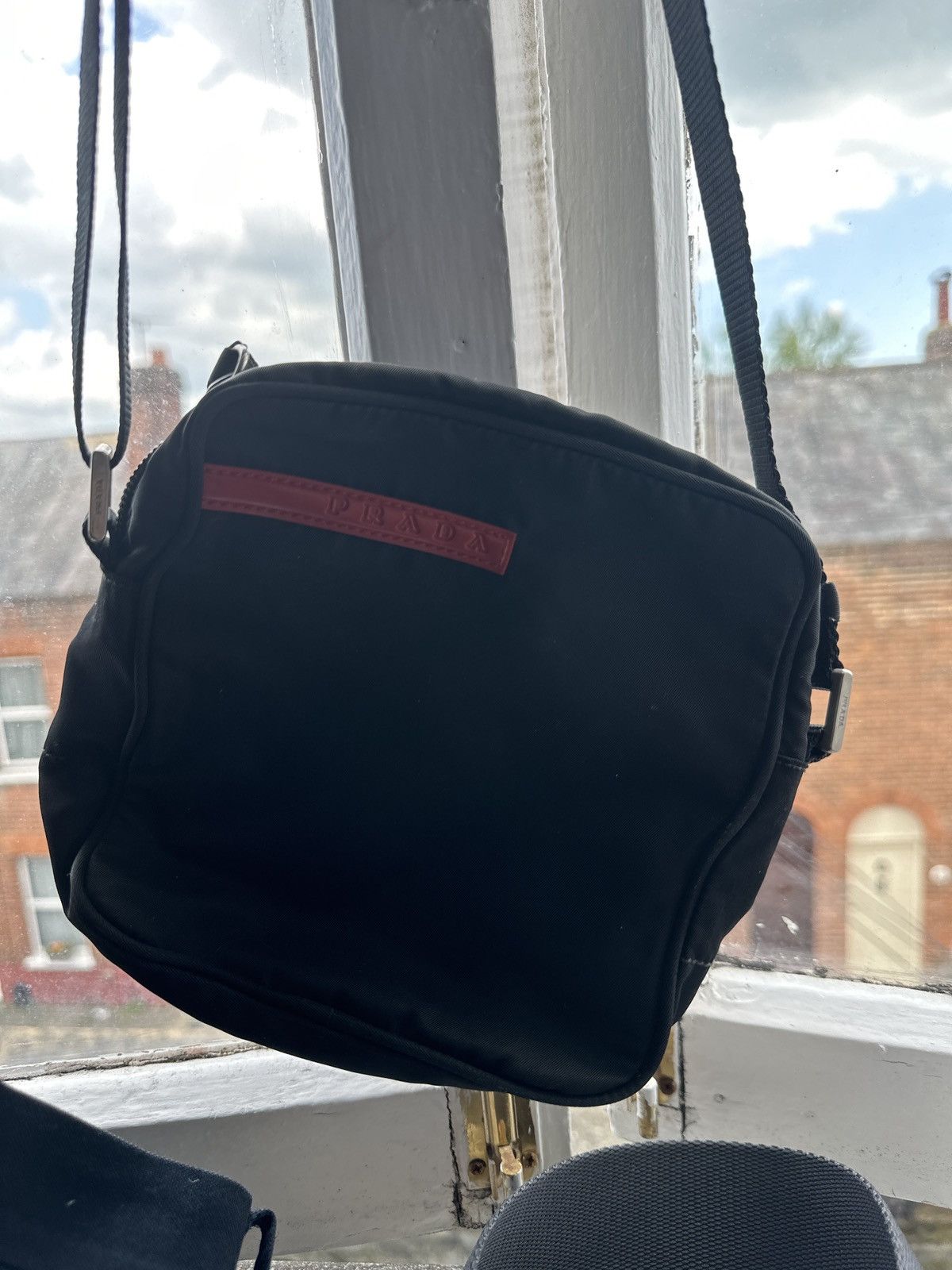 image of Prada Sidebag in Black, Men's