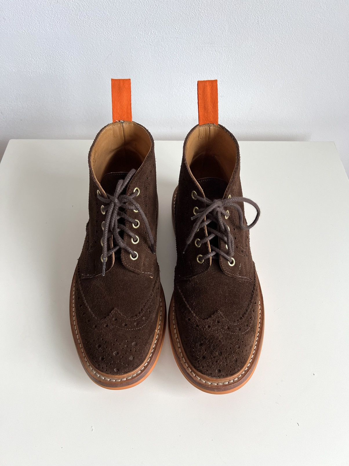 Crockett & Jones × John Lobb × Tricker's 🇬🇧Trickers Stow County Suede Boots Size US 7 / EU 40 - 5 Thumbnail