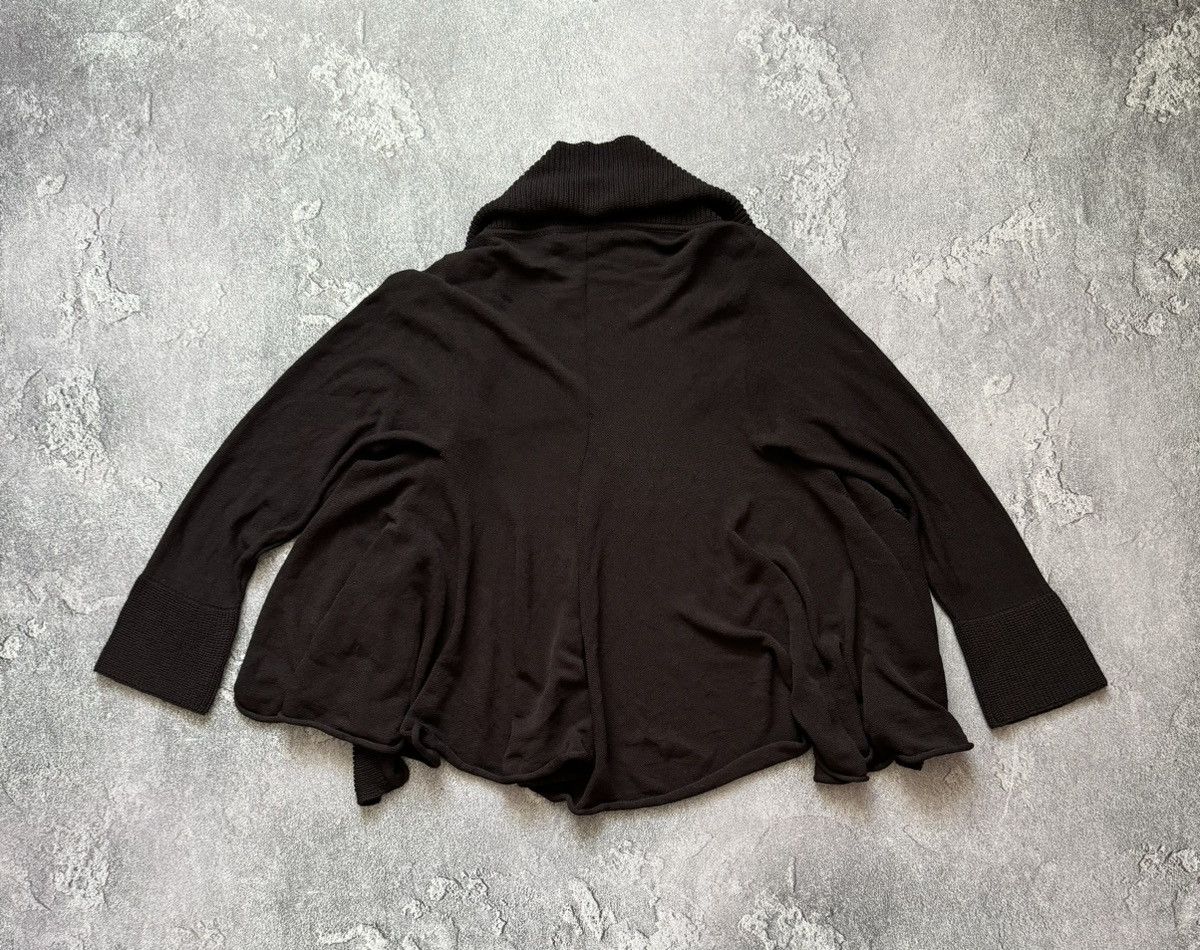 Vintage × hannes roether Hannes Roether XL brown knitwear cape poncho cardigan sweate Size XL / US 12-14 / IT 48-50 - 13 Thumbnail
