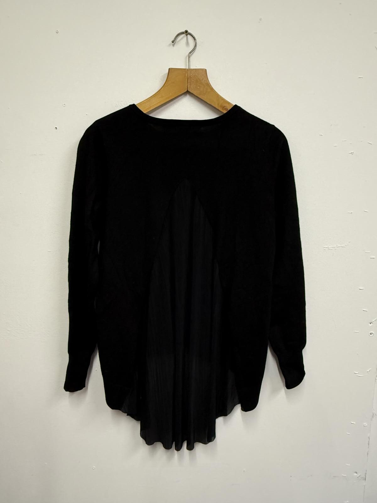 Other Karen Millen Black Women's Sweater with Pleated Back Detail Size S / US 4 / IT 40 - 1 Thumbnail