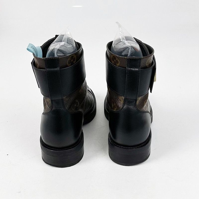 Louis Vuitton Louis Vuitton Canvas Short Martin Boots for Women -2508 Size US 5 / IT 35 - 3 Thumbnail