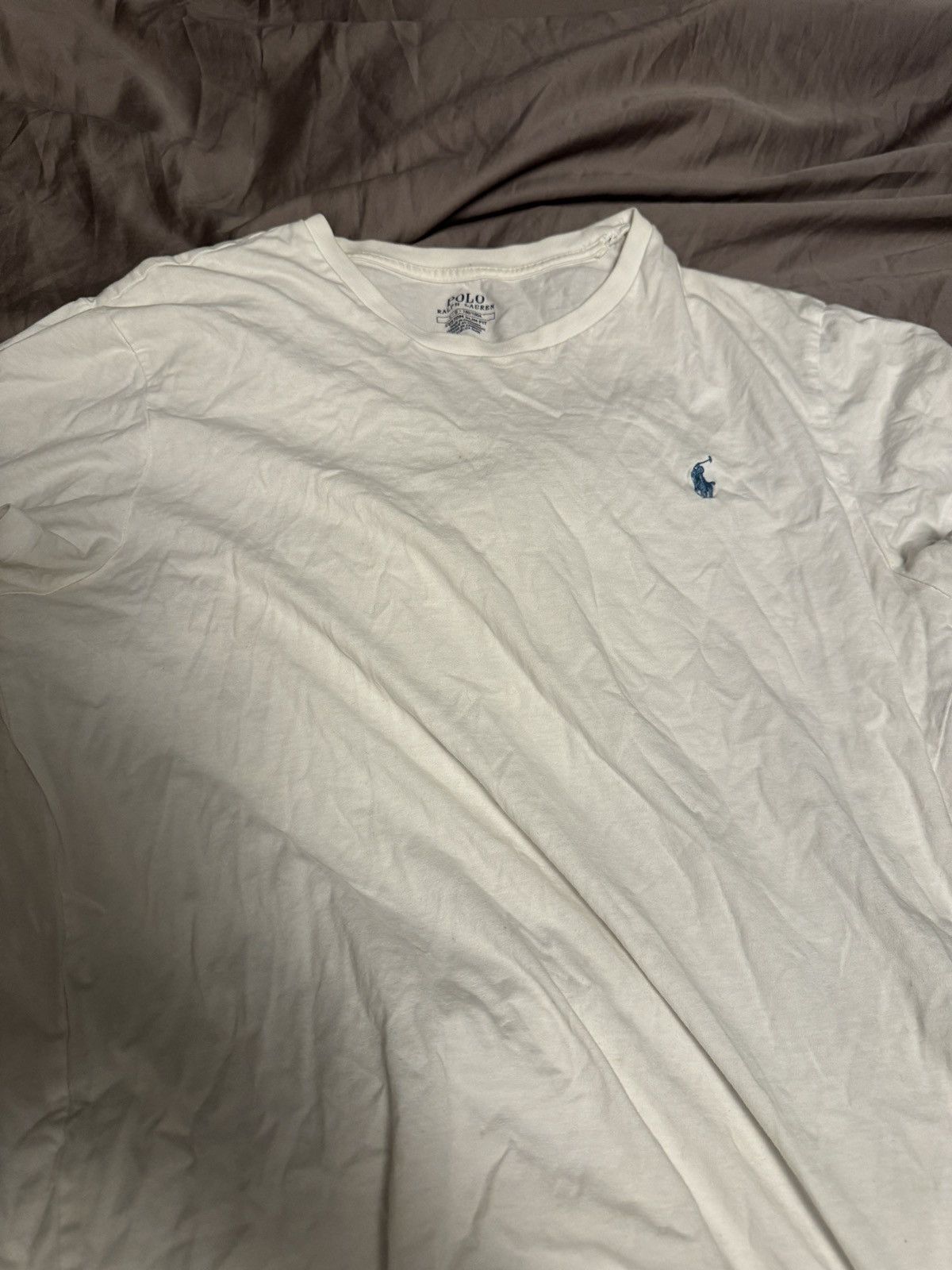 Polo Ralph Lauren White Polo T-Shirt Size US M / EU 48-50 / 2 - 1 Thumbnail