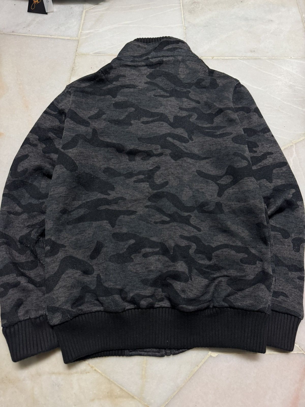 In The Attic INTHEATTIC HOMME SWEATER BONO STYLE CAMOUFLAGE ZIPPER Size US S / EU 44-46 / 1 - 12 Thumbnail