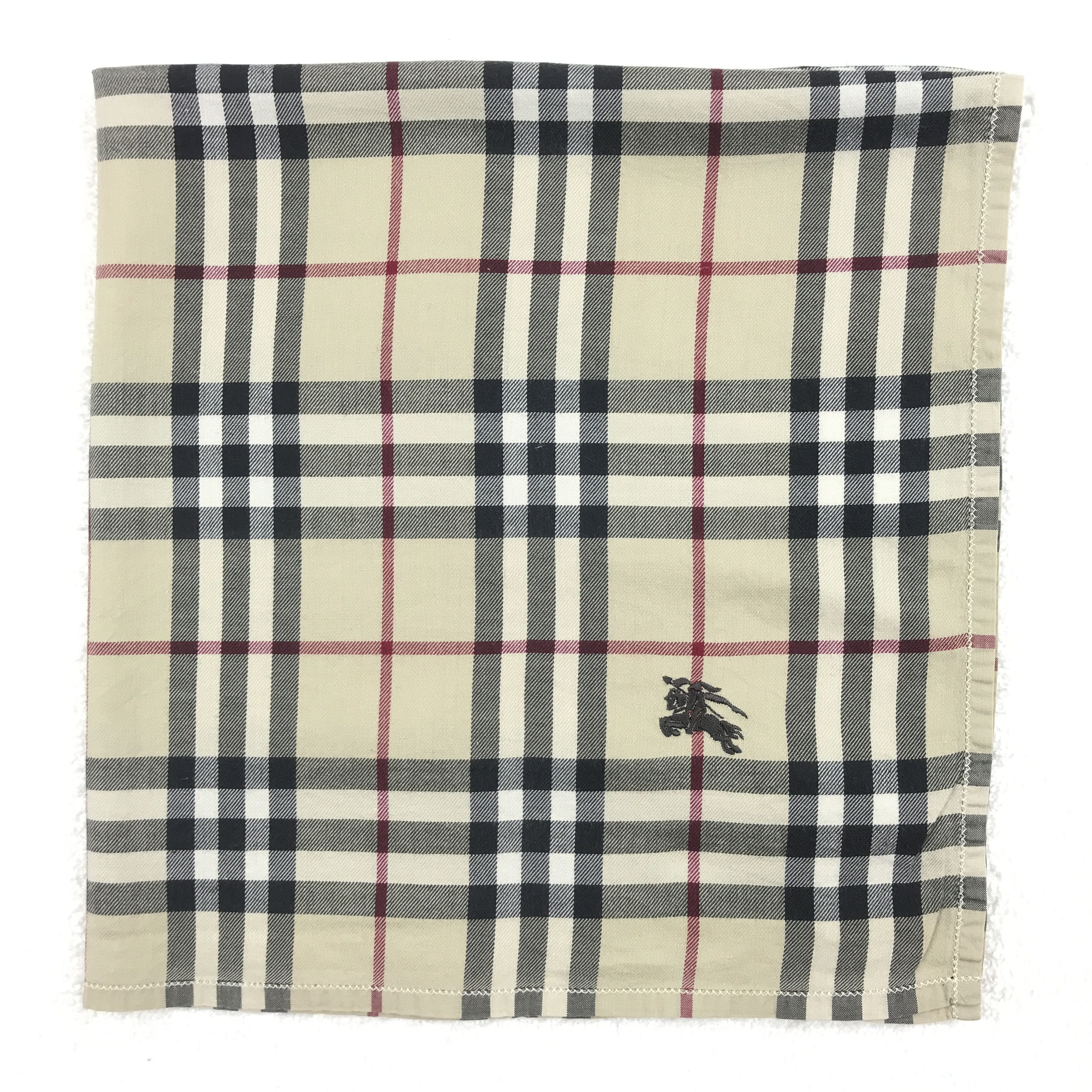 Burberry × Vintage Vintage Burberry Nova Check Bandana Neckerchief Handkerchief Size ONE SIZE - 2 Thumbnail