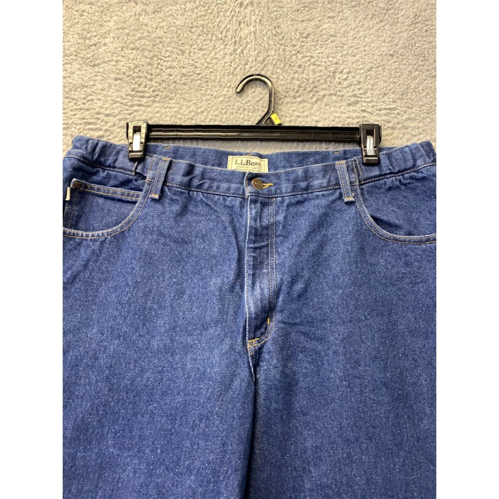 Vintage VINTAGE LL Bean Jeans Men 38x32 Denim Straight USA Blue 80s Retro Size US 38 / EU 54 - 2 Thumbnail