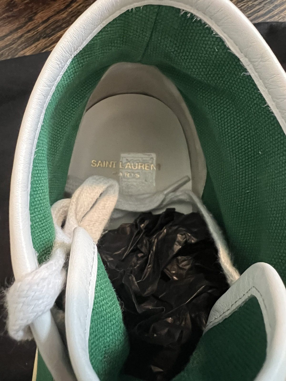 Saint Laurent Paris Saint Laurent green Tennis shoes Size US 9 / EU 42 - 9 Thumbnail