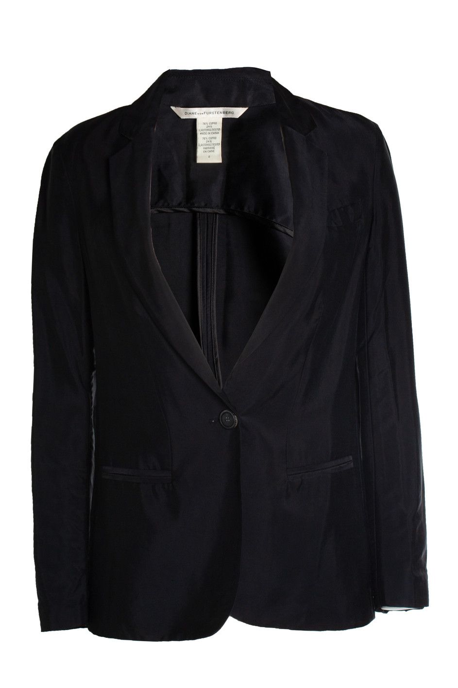 Diane von Furstenberg Diane von Furstenberg, Blue blazer jacket Size XS / US 0-2 / IT 36-38 - 1 Thumbnail