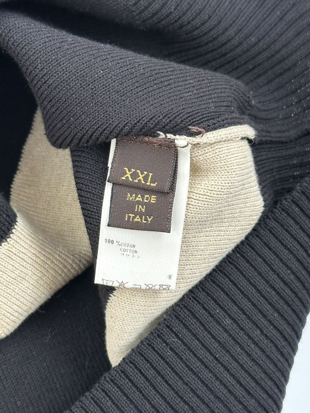 Louis Vuitton *NEW* LOUIS VUITTON SS 2008 Runway Spiral Knit Sweater lv Size US L / EU 52-54 / 3 - 13 Thumbnail