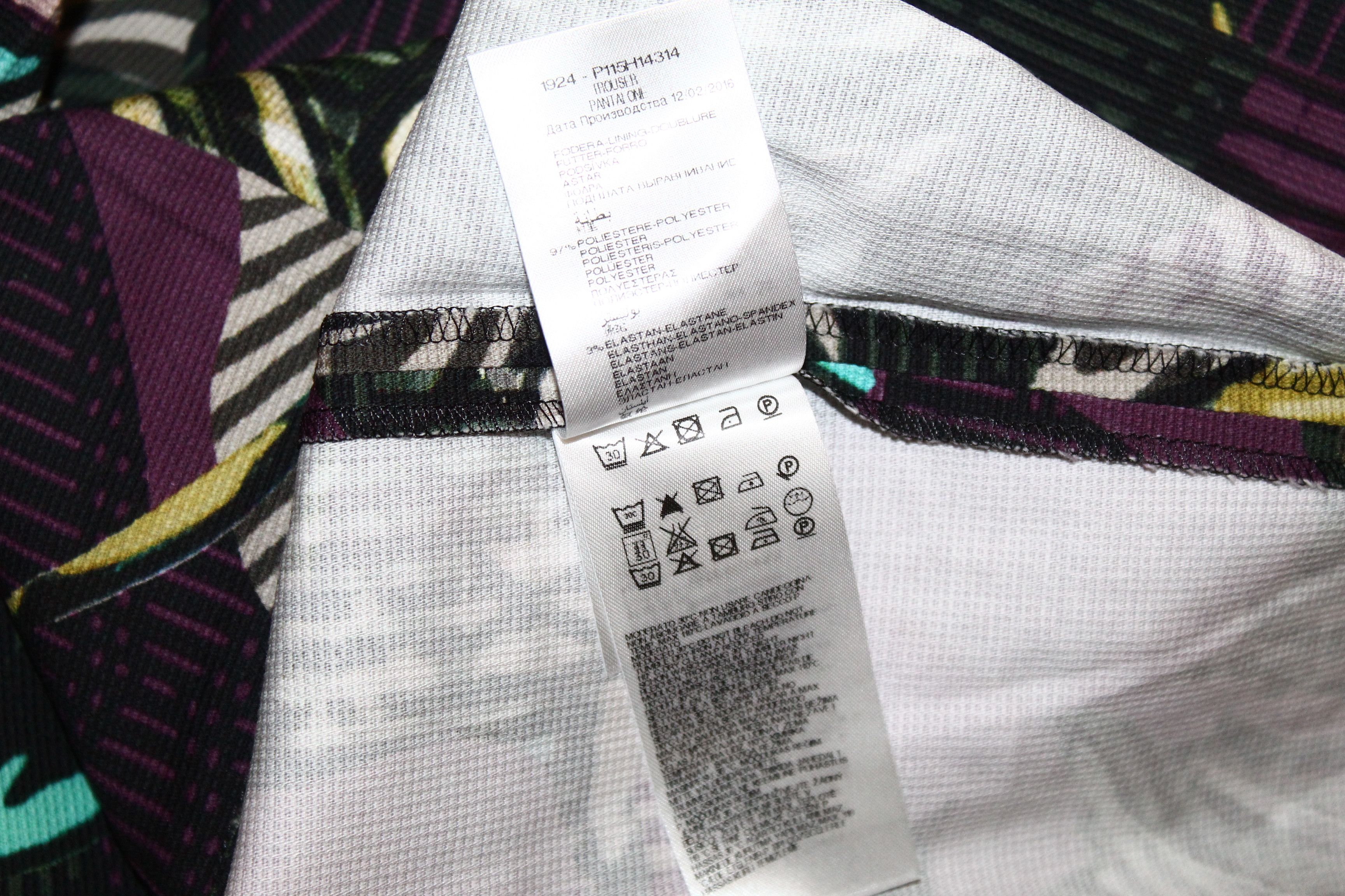 Krizia Uomo PerTe Krizia Lining Waffle Cotton Woven Floral Trouser Size 32" / US 10 / IT 46 - 10 Thumbnail