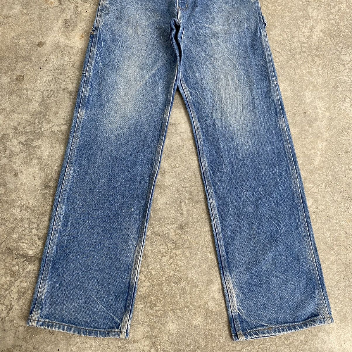 Carhartt Vintage Carhartt Faded Blue Carpenter Work Denim Jeans Size US 32 / EU 48 - 5 Thumbnail