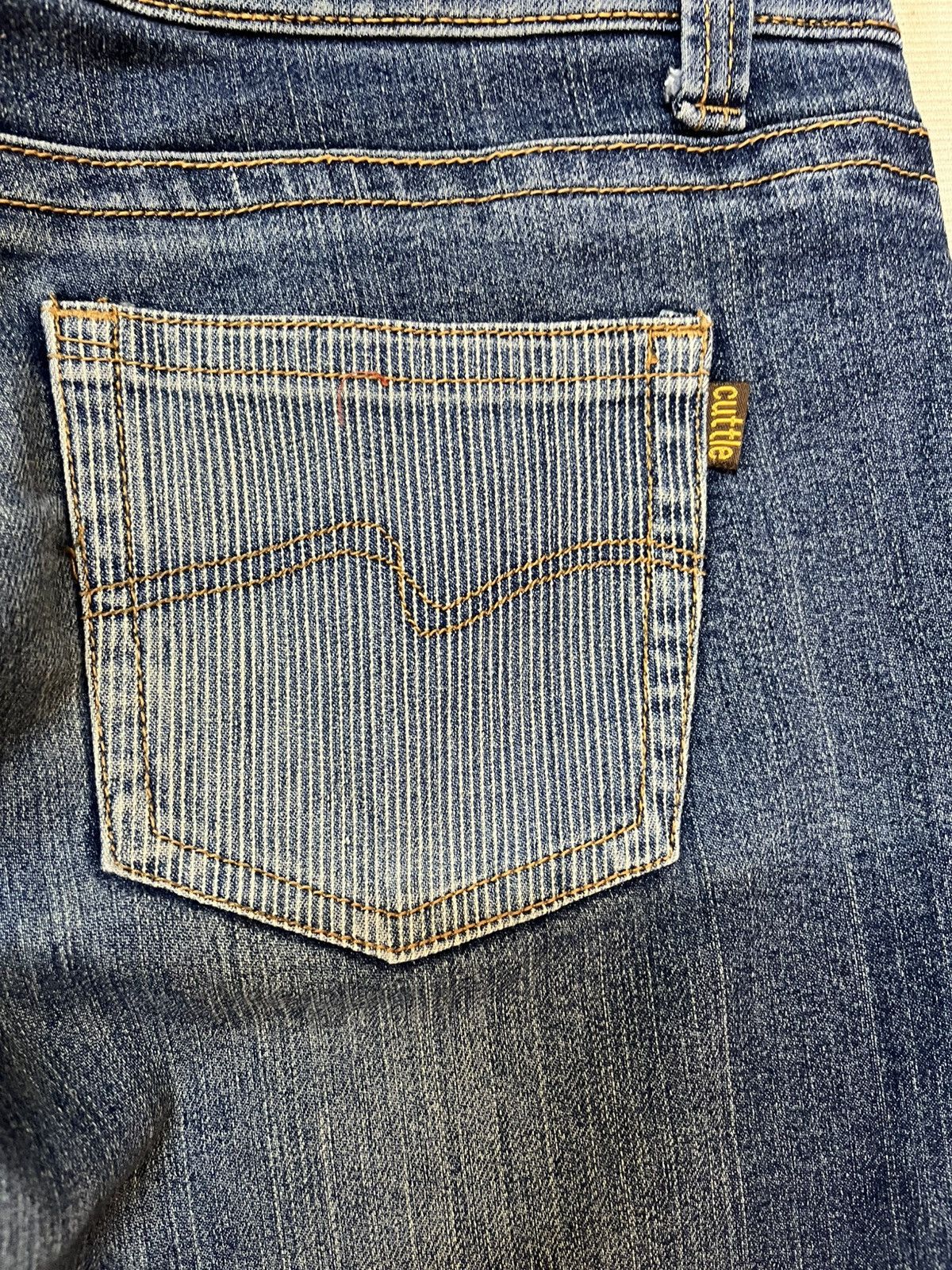Japanese Brand Vintage Cuttle Double Waist Flare Denim Size US 31 - 11 Thumbnail