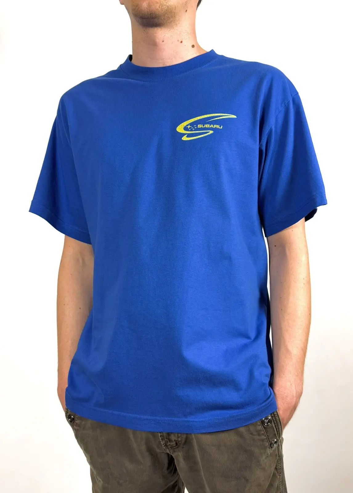 Vintage Y2k Vintage Subaru Logo Racing Tee T-shirt 90s Size US XL / EU 56 / 4 - 2 Thumbnail
