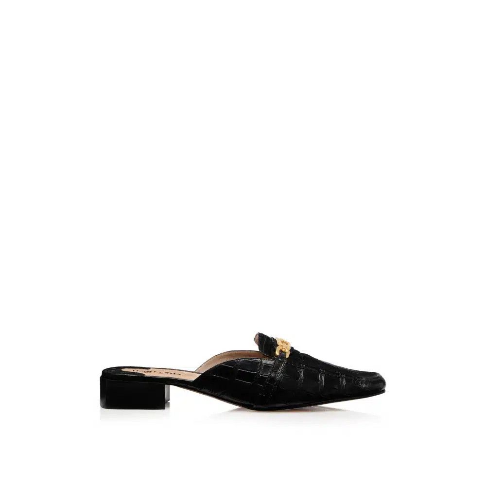 Tom Ford o1loc1c0425 W3354 Whitney Crocodile-embossed Leather Mules Size US 7 / IT 37 - 1 Thumbnail