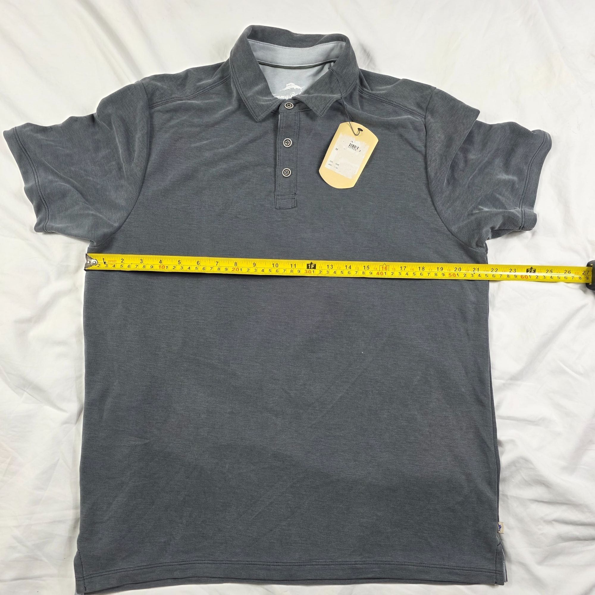 Tommy Bahama Tommy Bahama Shoreline Surf Mens Polo Shirt Medium Gray Shor Size US M / EU 48-50 / 2 - 6 Thumbnail