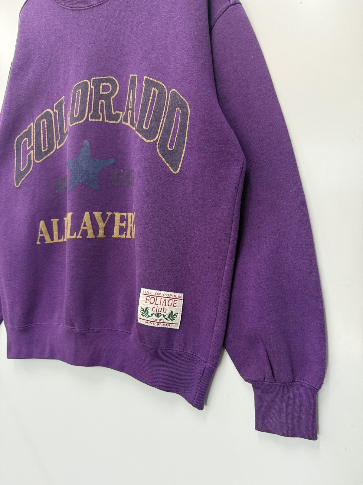 Colorado Trading Co. 🔥 FOLIAGE CLUB COLORADO PLAYER SPORTWEAR SWEATSHIRT - M Size US S / EU 44-46 / 1 - 2 Thumbnail