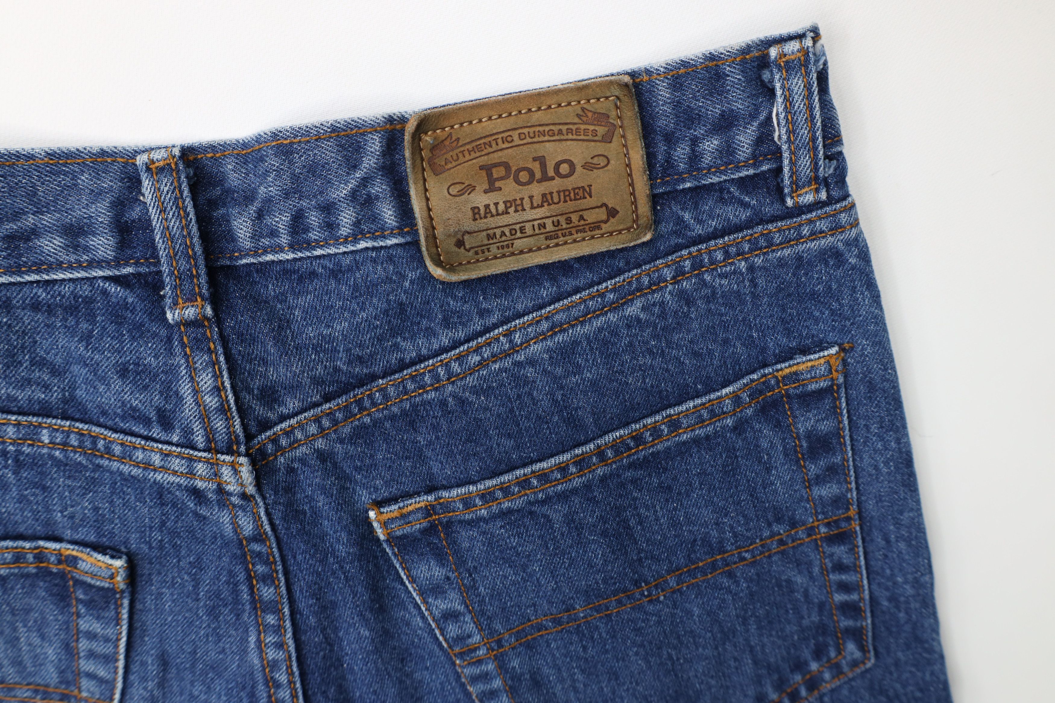 Ralph Lauren Vintage 80s 90s Ralph Lauren Fly Straight Leg Jeans USA Size US 34 / EU 50 - 13 Thumbnail