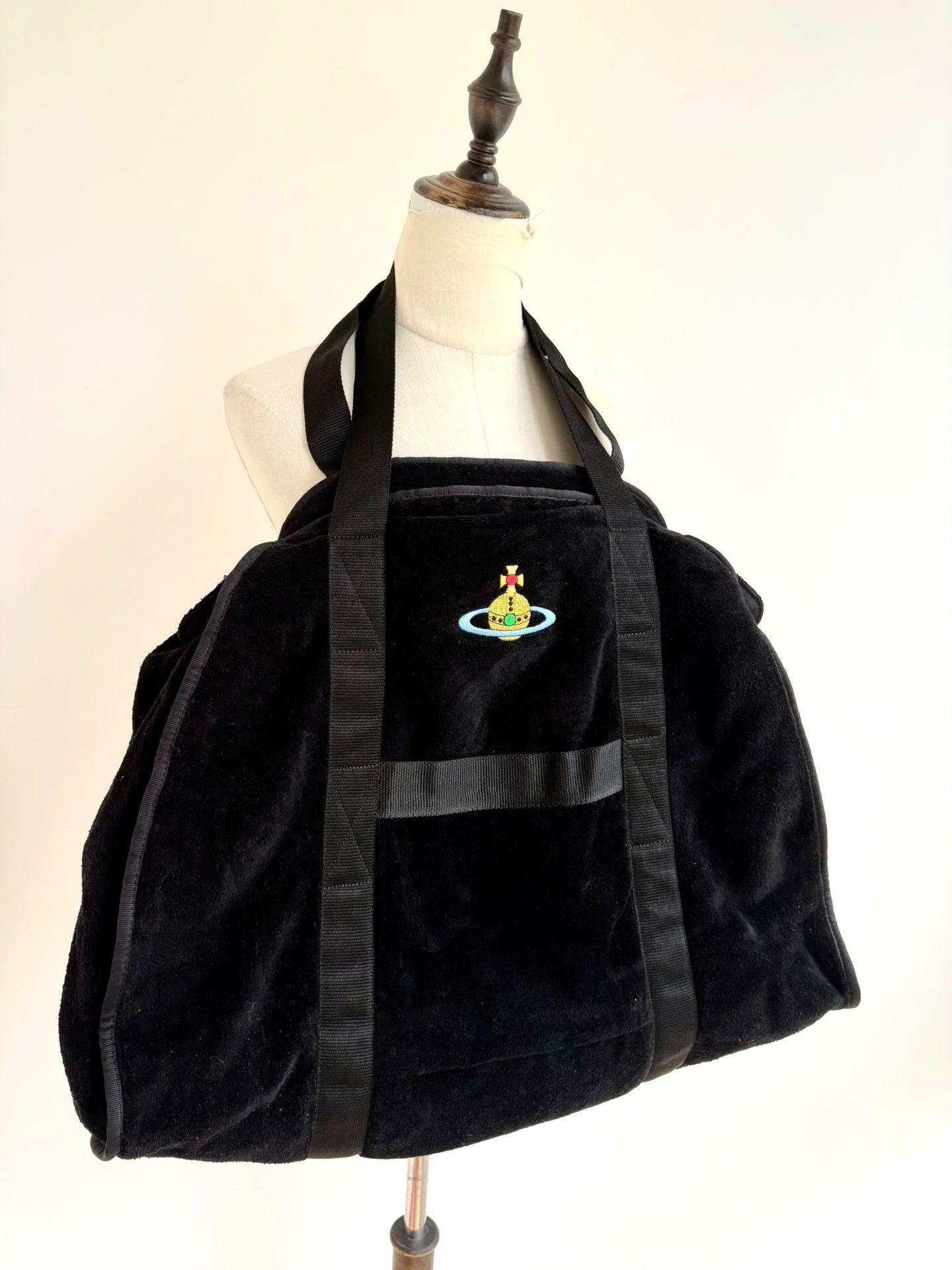 Vivienne Westwood Vivienne Westwood Black Saturn Bowling Bag - dmc Size ONE SIZE - 1 Thumbnail
