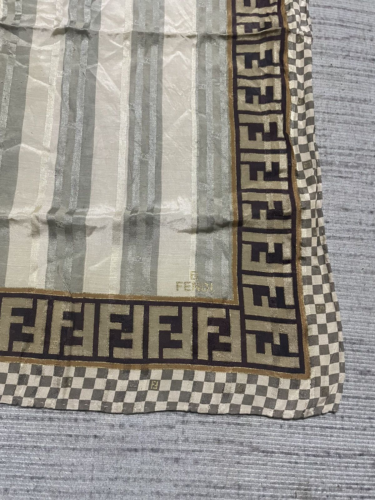 Fendi Vintage Fendi Handkerchief Bandana Size ONE SIZE - 3 Thumbnail