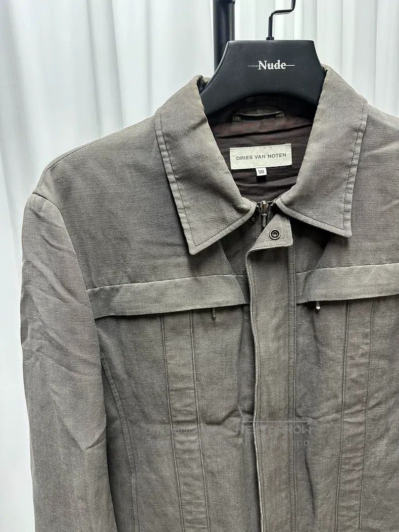 Dries Van Noten DRIES VAN NOTEN Early washed gray jacket Size US M / EU 48-50 / 2 - 2 Thumbnail