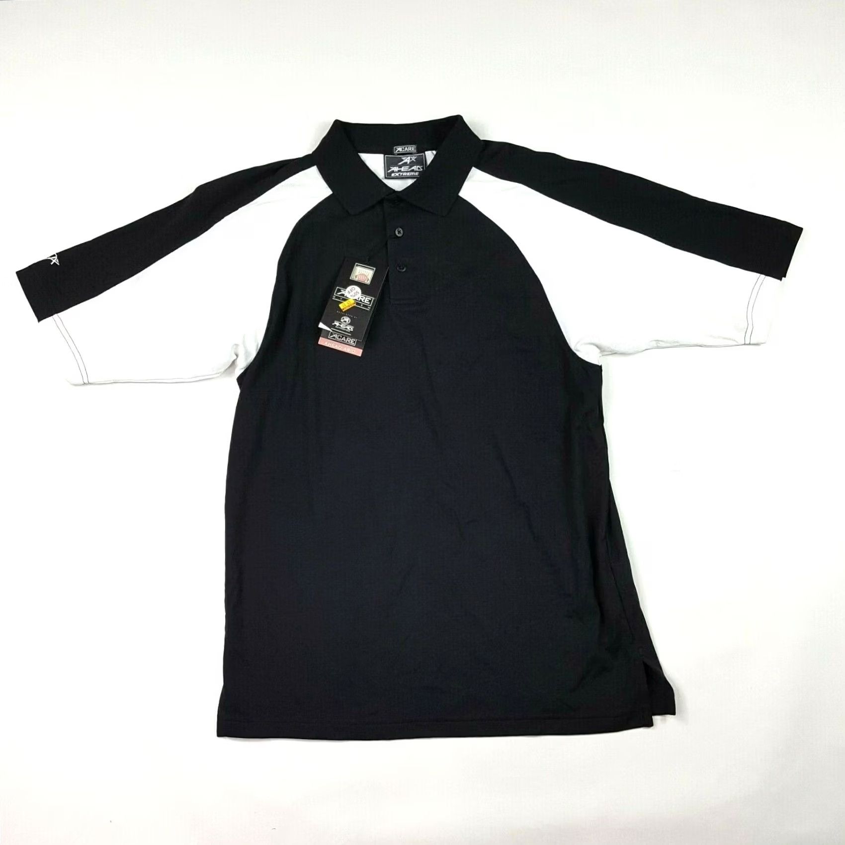 Vintage Ahead Extreme Polo Shirt Polo Shirt Mens Small Breathable Golf Retro Black Shirt Size US S / EU 44-46 / 1 - 2 Thumbnail