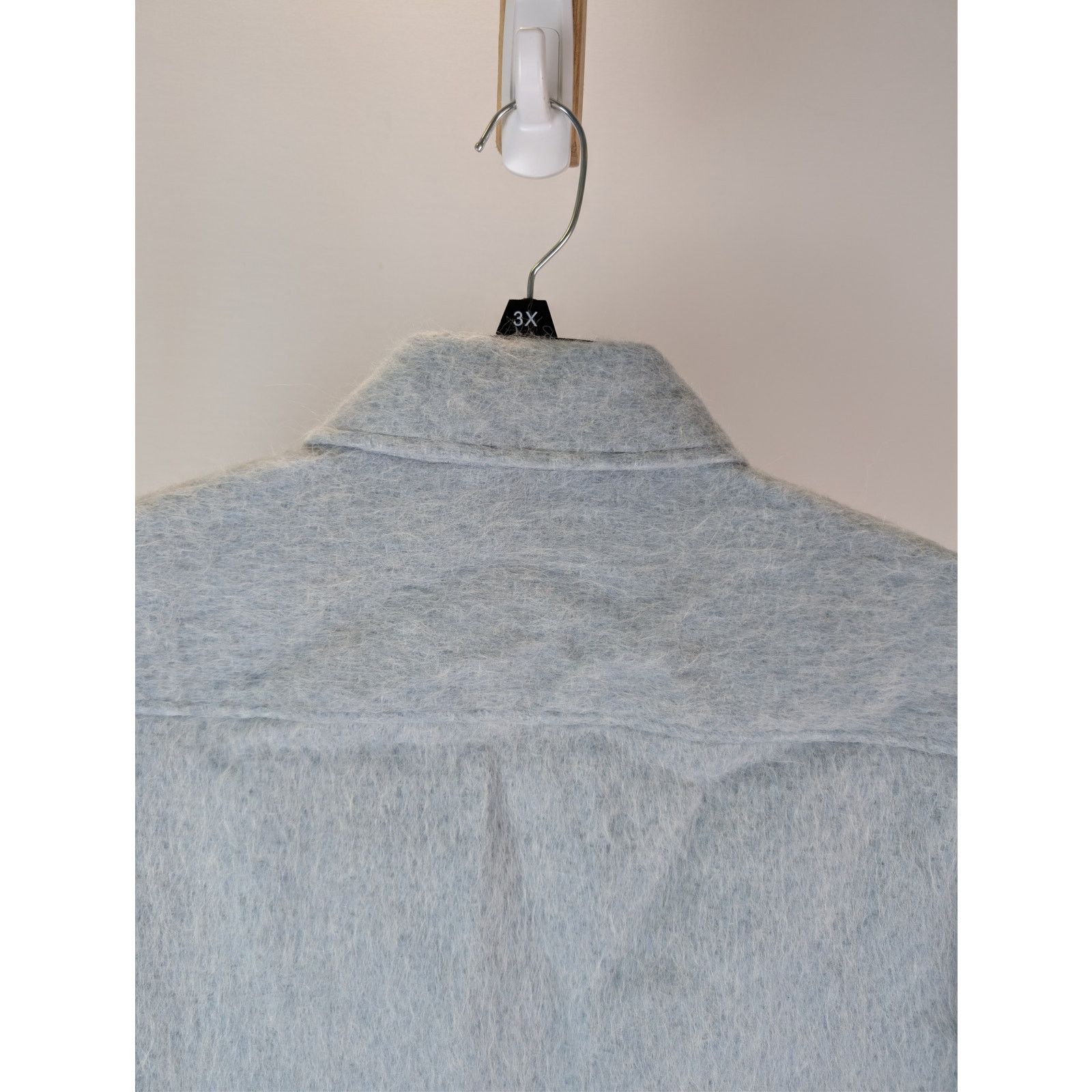 Aime Leon Dore o1rshd1 Long Sleeve Mohair Button up Shirt in Skywriting Size US S / EU 44-46 / 1 - 15 Thumbnail