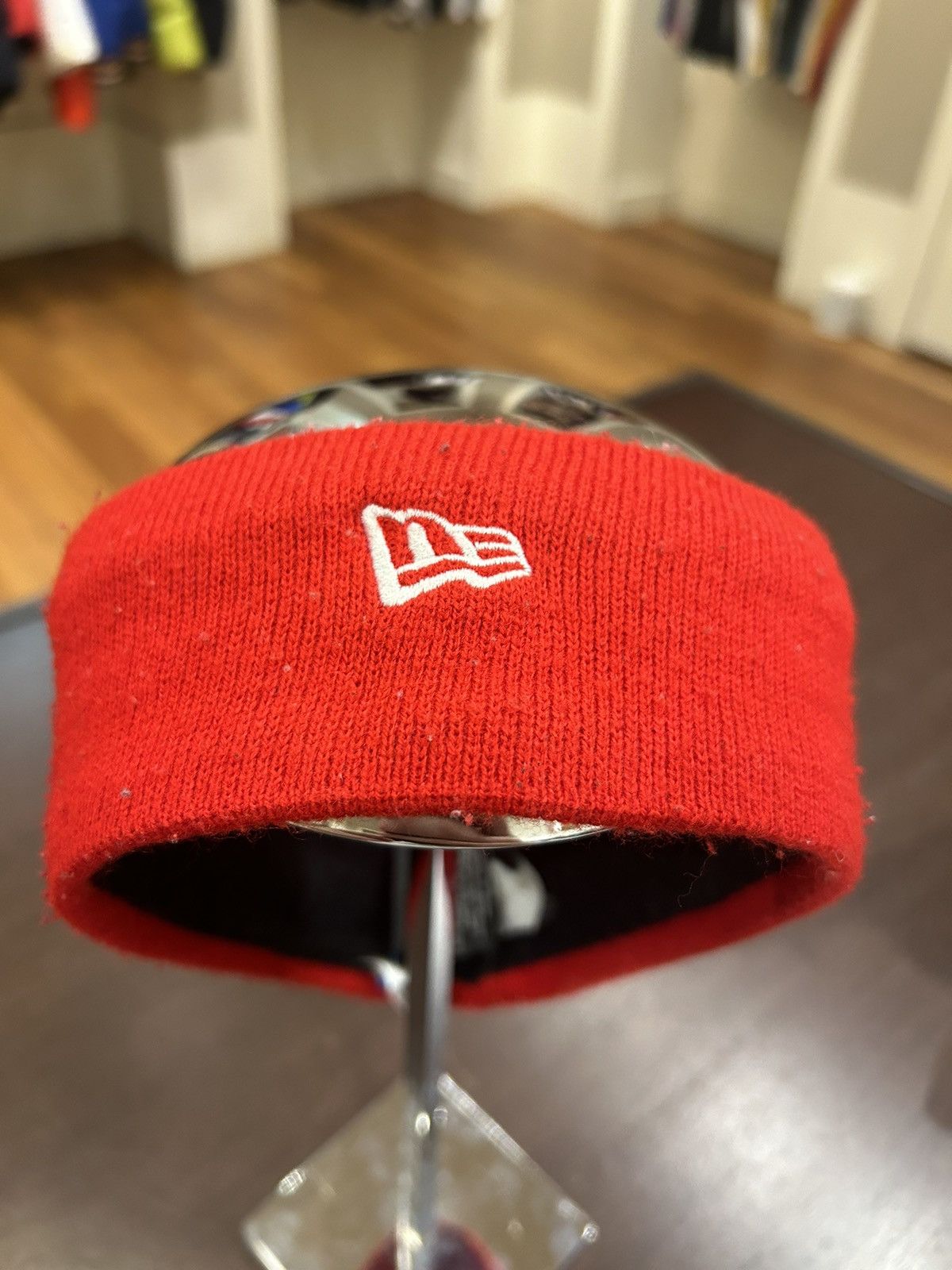 Supreme New Era Headband Red