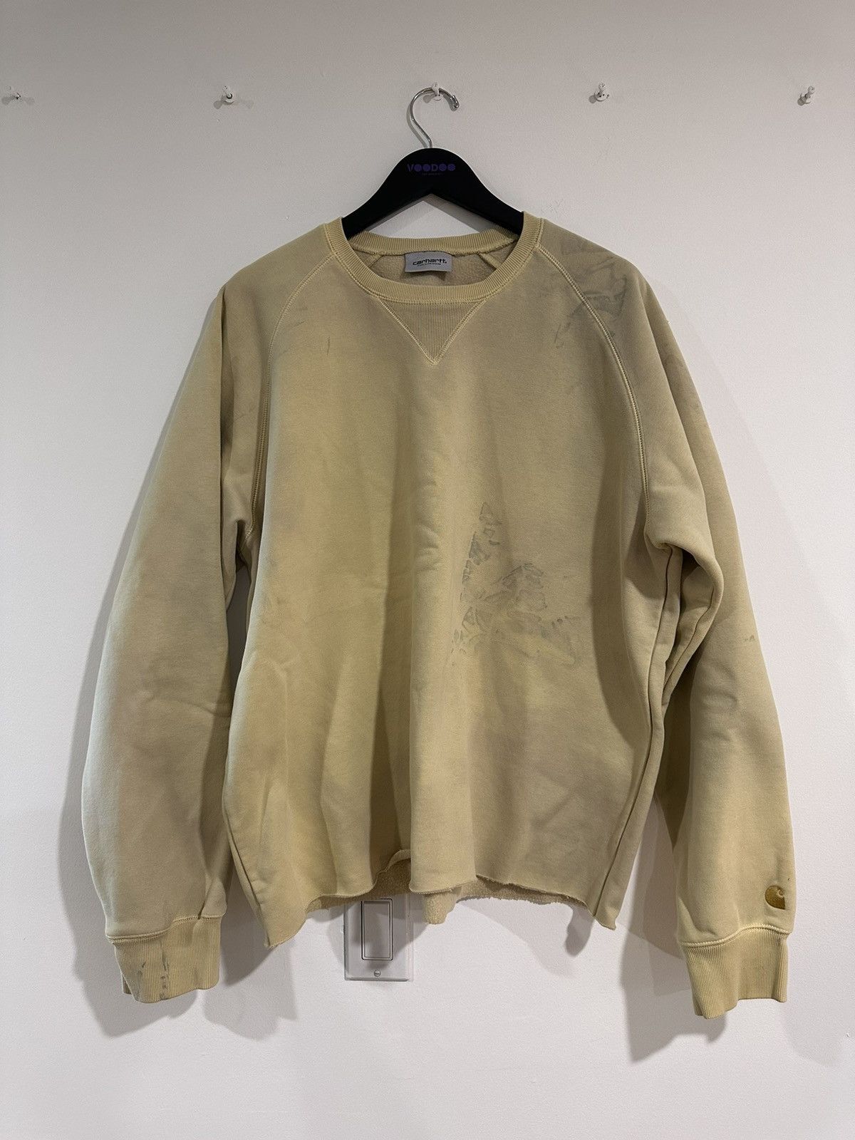 Carhartt Wip × Vintage Vintage Carhartt WIP stained crewneck Size US XXL / EU 58 / 5 - 1 Thumbnail