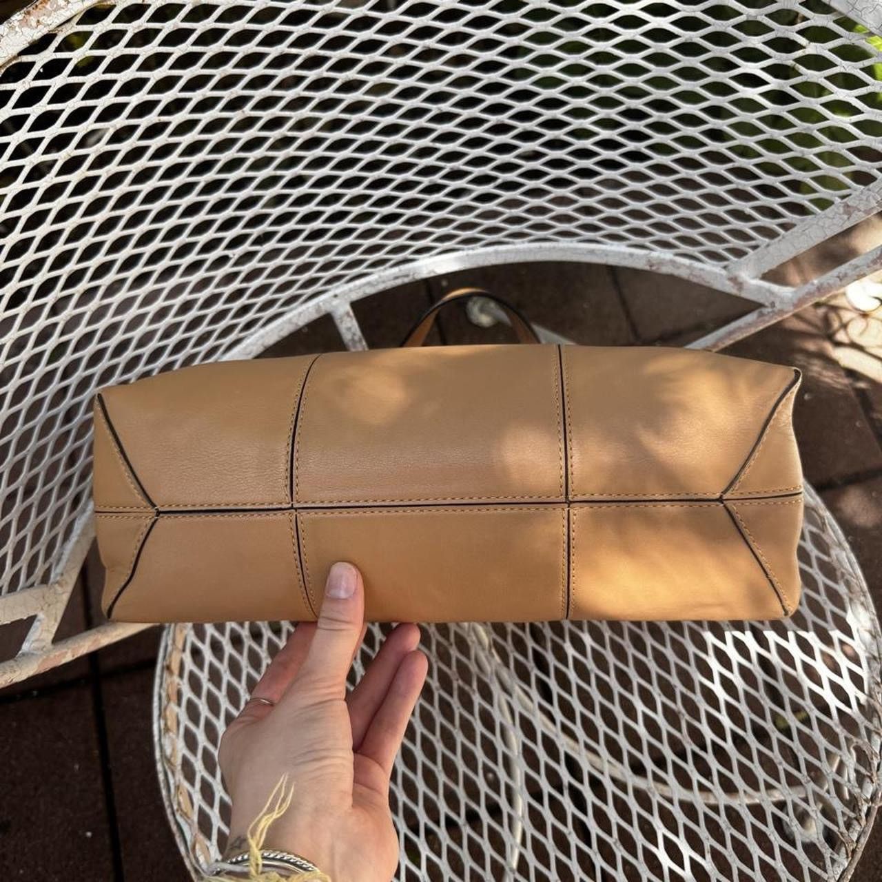Tory Burch Tory Burch Tan Leather Top Handle Bag Size ONE SIZE - 3 Thumbnail