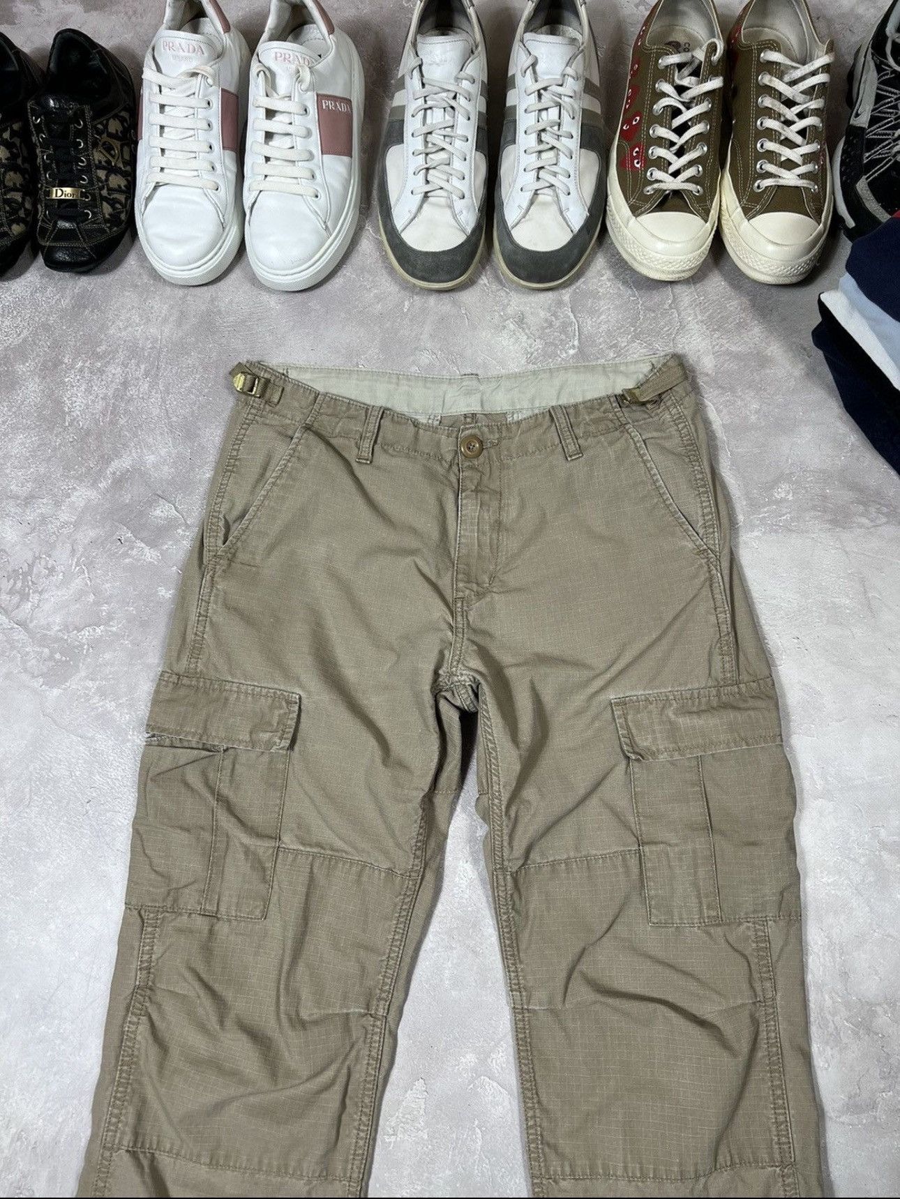 Carhartt × Vintage Vintage Carhartt Distressed Y2k Cargo Pants Size US 30 / EU 46 - 8 Thumbnail