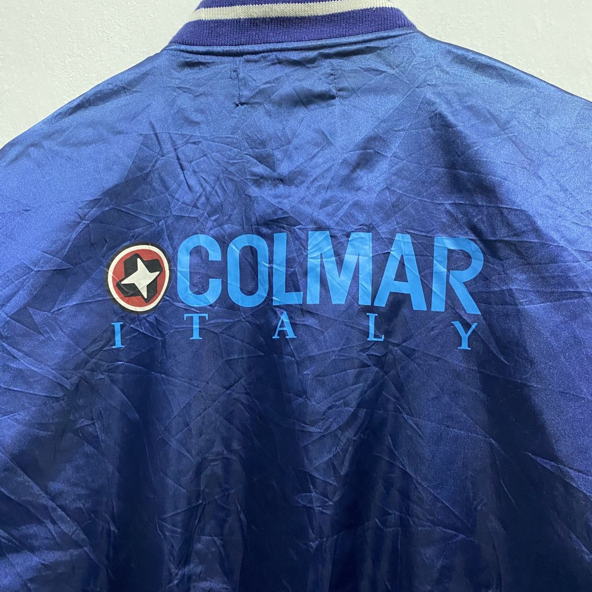 Colmar Vintage Colmar Italy Spell Out Big Logo Baseball Jacket Size US M / EU 48-50 / 2 - 12 Thumbnail