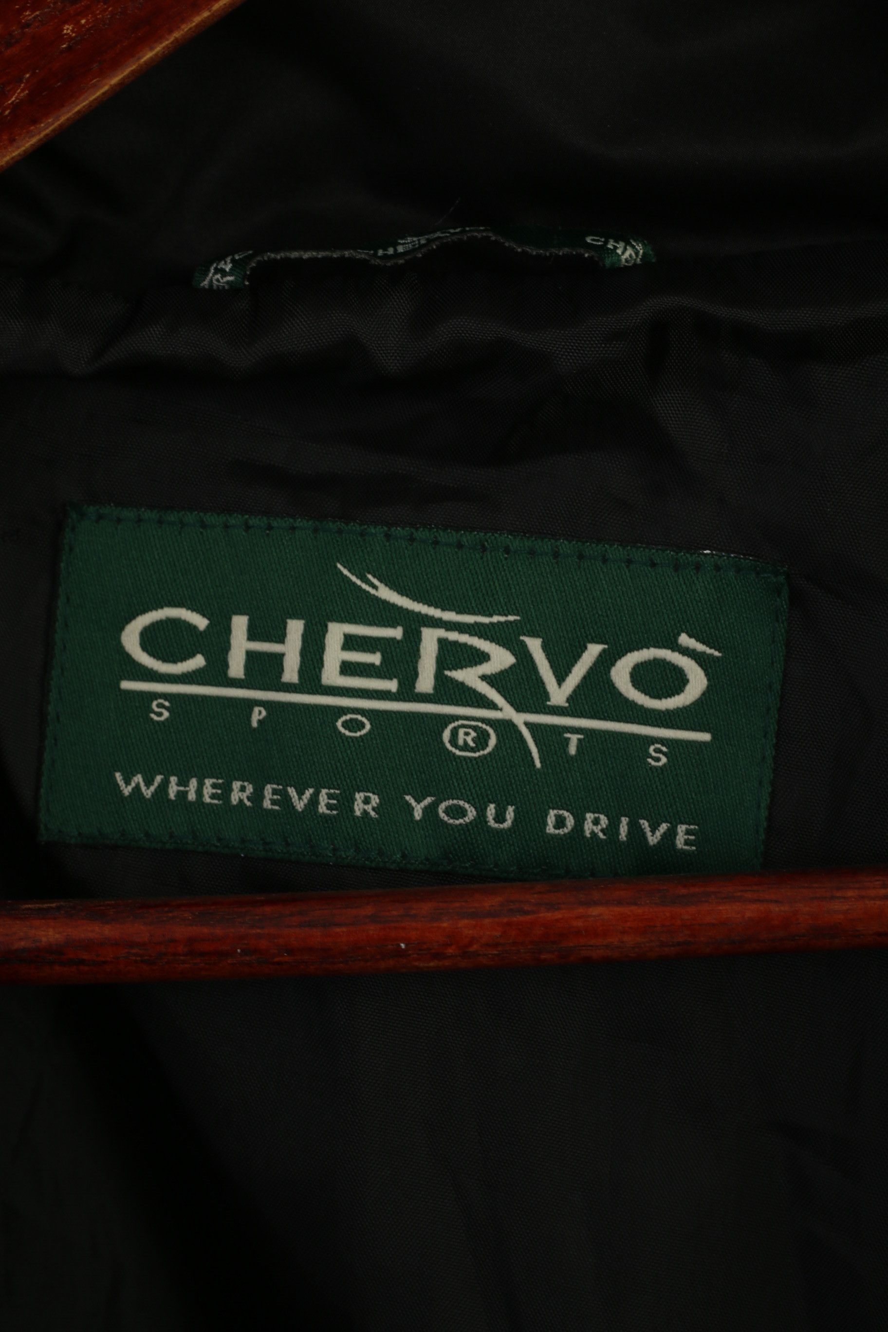 Vintage Chevro Sports Men 3XL (XL) Jacket Black 0165 Size US XL / EU 56 / 4 - 5 Thumbnail