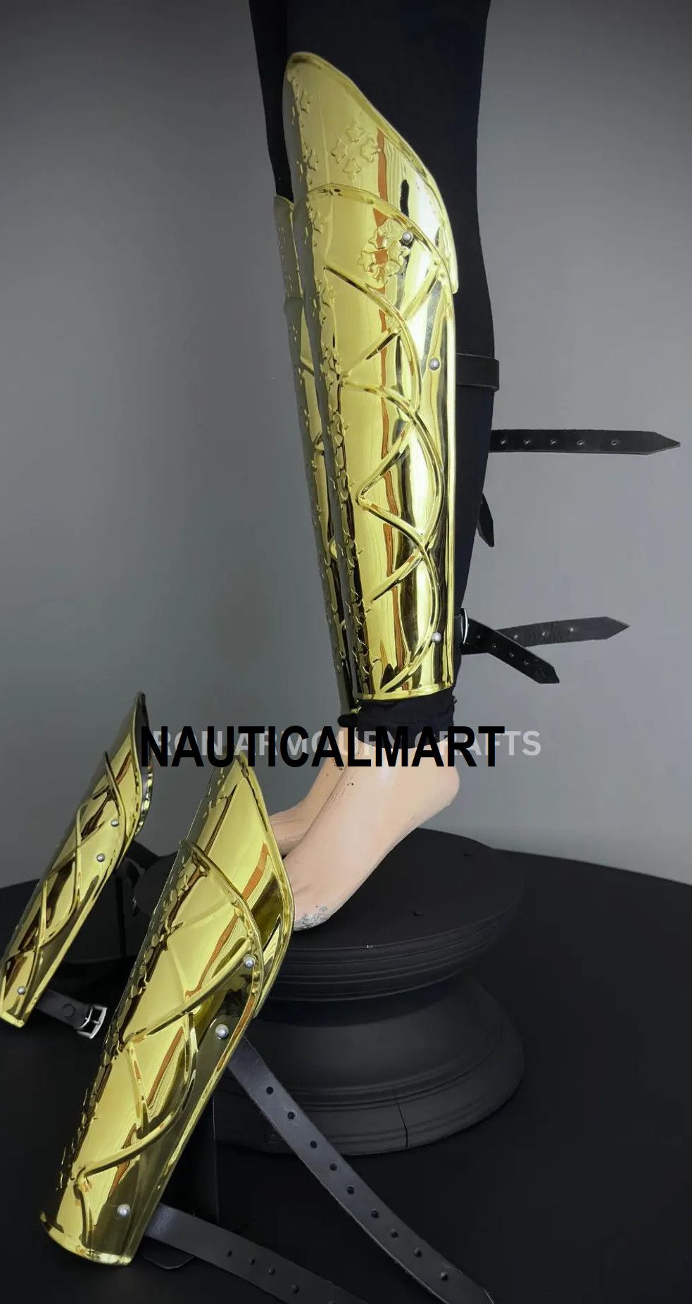 Other Medieval Knight leg Armor, Size ONE SIZE - 4 Thumbnail
