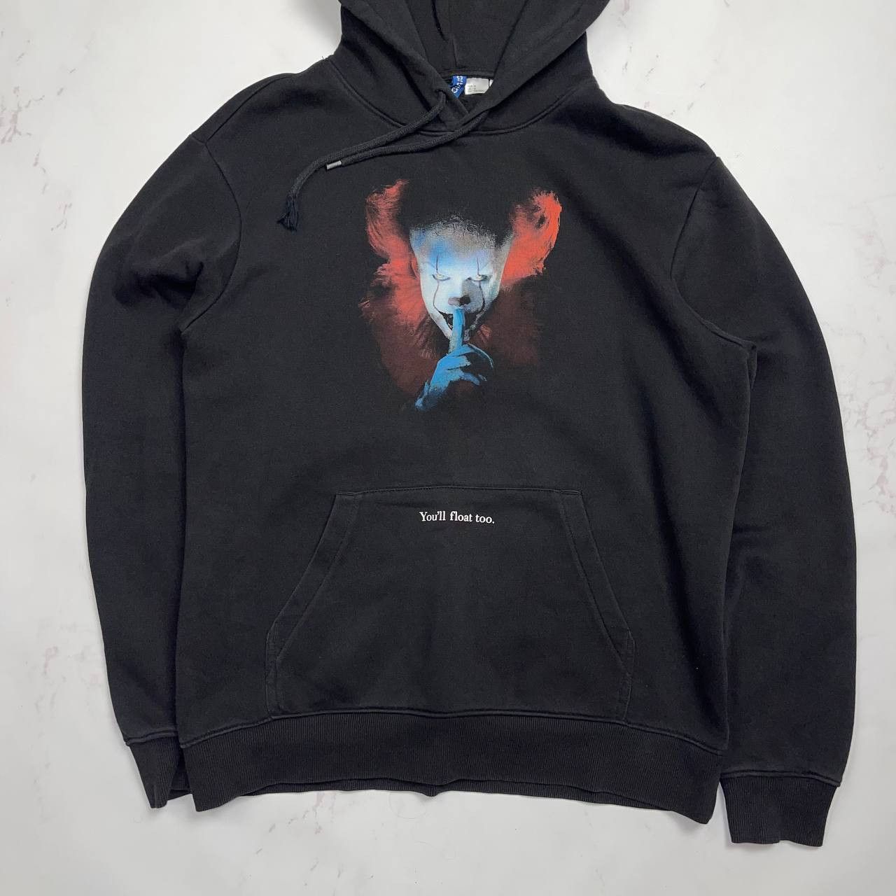Vintage H&M WB The Movie “IT” You’ll Float Too Hoodie, Medium Size US M / EU 48-50 / 2 - 5 Thumbnail