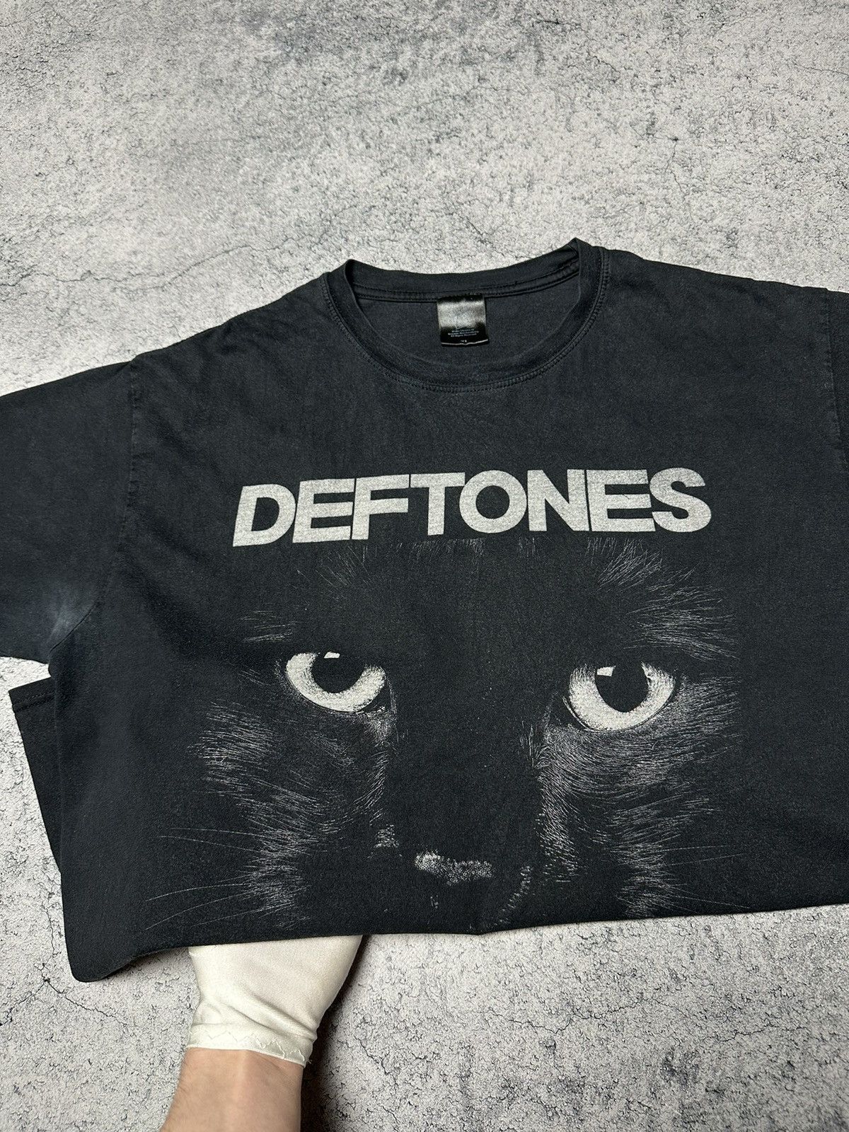 Band Tees Vintage Deftones Cat Rock Metal Band Tee Shirt Size US XL / EU 56 / 4 - 5 Thumbnail