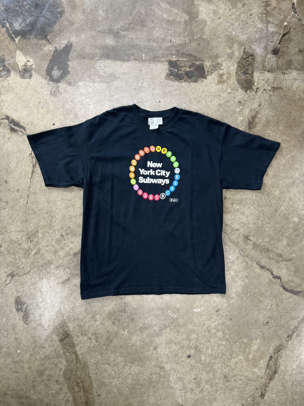 Vintage Vintage MTA New York City Subway Line Tee XL Size US XL / EU 56 / 4 - 2 Thumbnail
