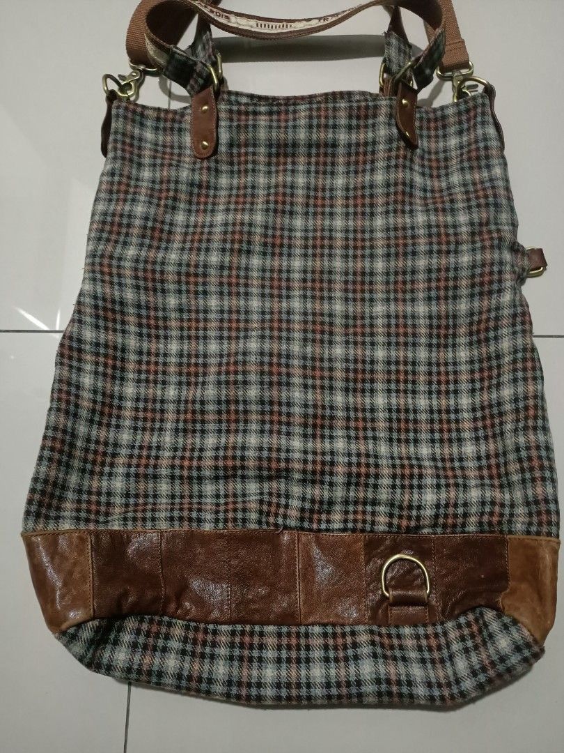 Issey Miyake Frapbois x Issey Miyake Tartan Tote Bag w/ Pouch Size ONE SIZE - 2 Thumbnail