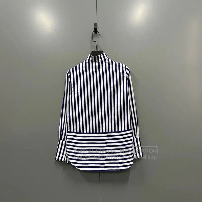 Burberry Burberry Striped Long Sleeve Shirt for Women. Size XXS / US 00 / IT 34 - 4 Thumbnail