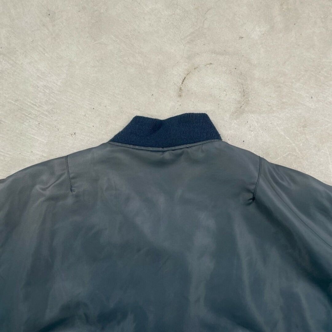 Alpha Industries Reversible 90s MA-1 Bomber jkt US army navy military usa Size US L / EU 52-54 / 3 - 10 Thumbnail