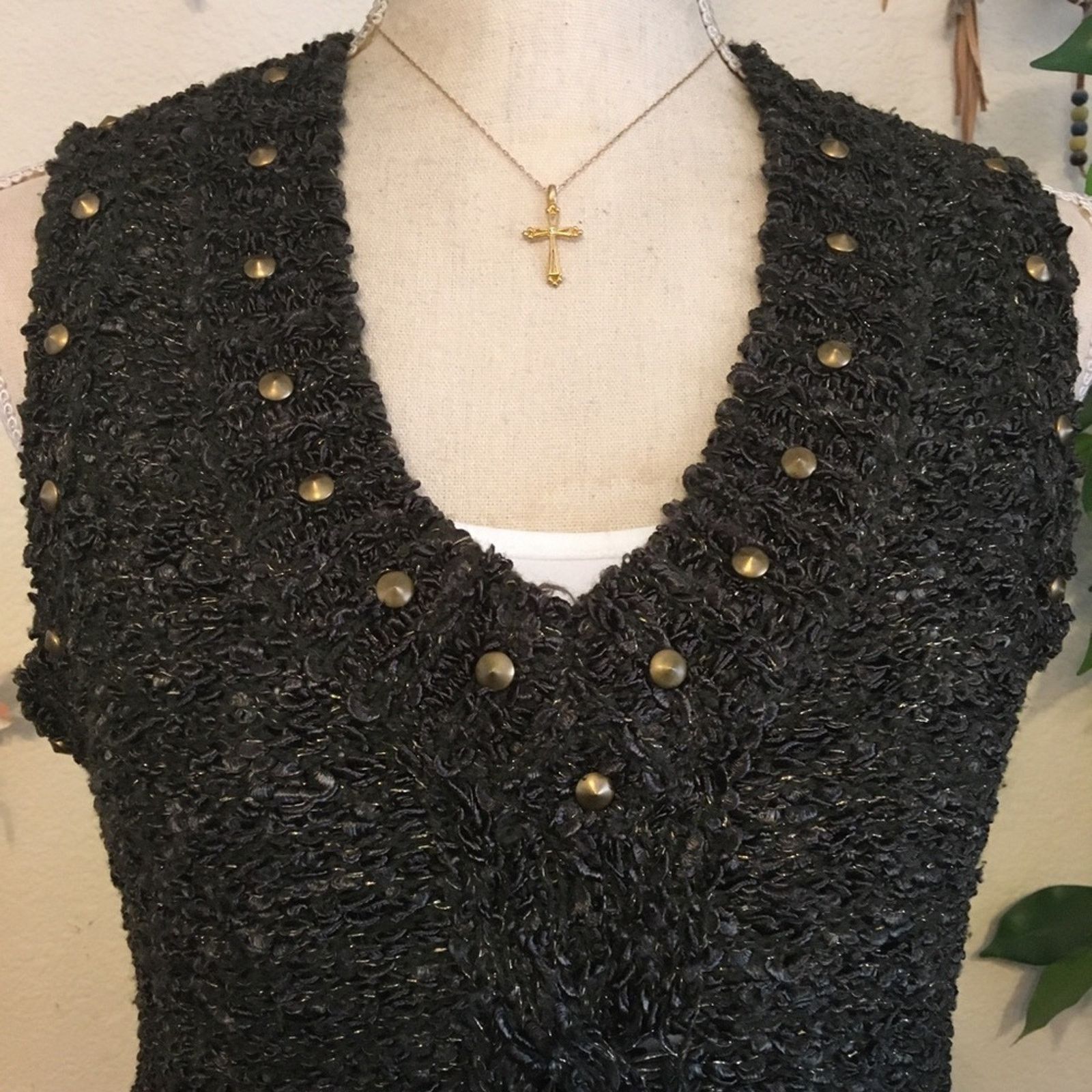 Other Alberto Makali textured soft knit stud accent top Size M / US 6-8 / IT 42-44 - 2 Thumbnail