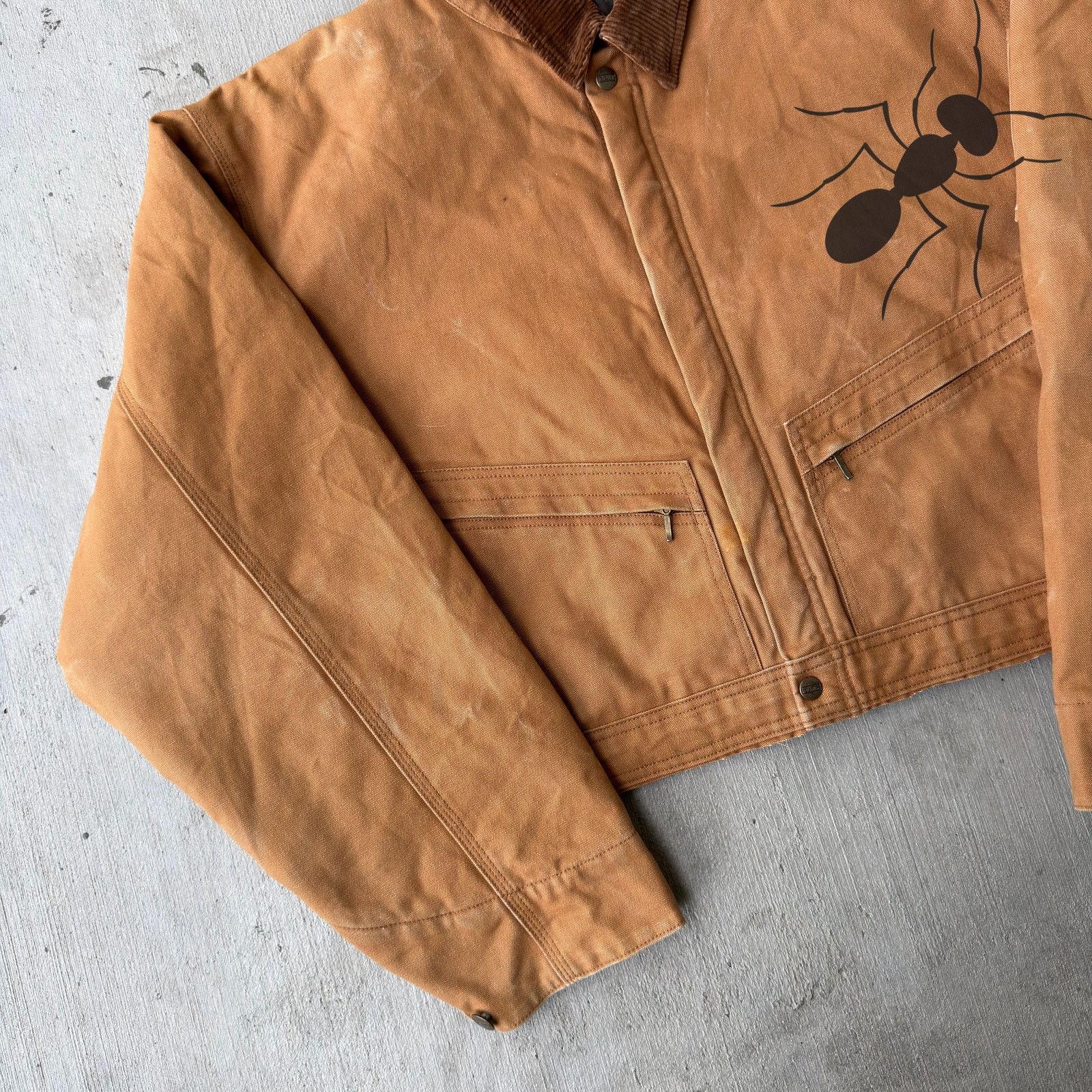 Vintage Brown walls blizzard cropped work wear jacket Size US XL / EU 56 / 4 - 2 Thumbnail