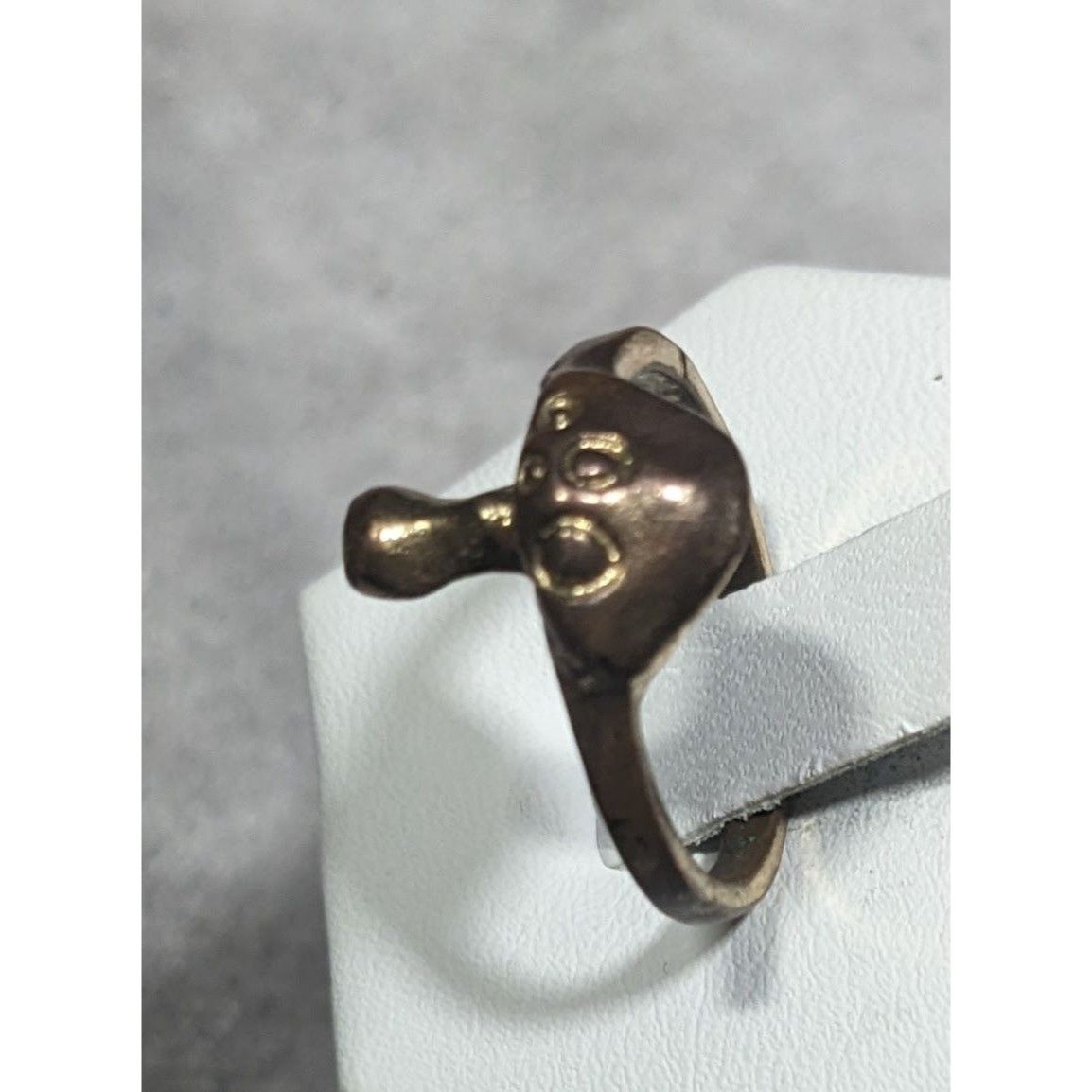 Other Fairycore Antiqued Bronze Tone Mushroom Ring Size 7 Size ONE SIZE - 4 Thumbnail
