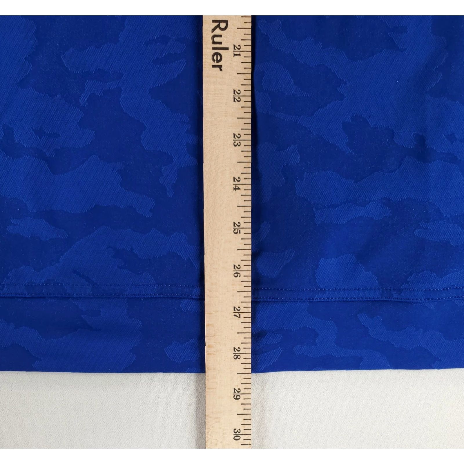 Peter Millar Peter Millar Perth 1/4 Zip Performance Camo Pullover Golf Blue Mens XXL Size US XXL / EU 58 / 5 - 7 Thumbnail