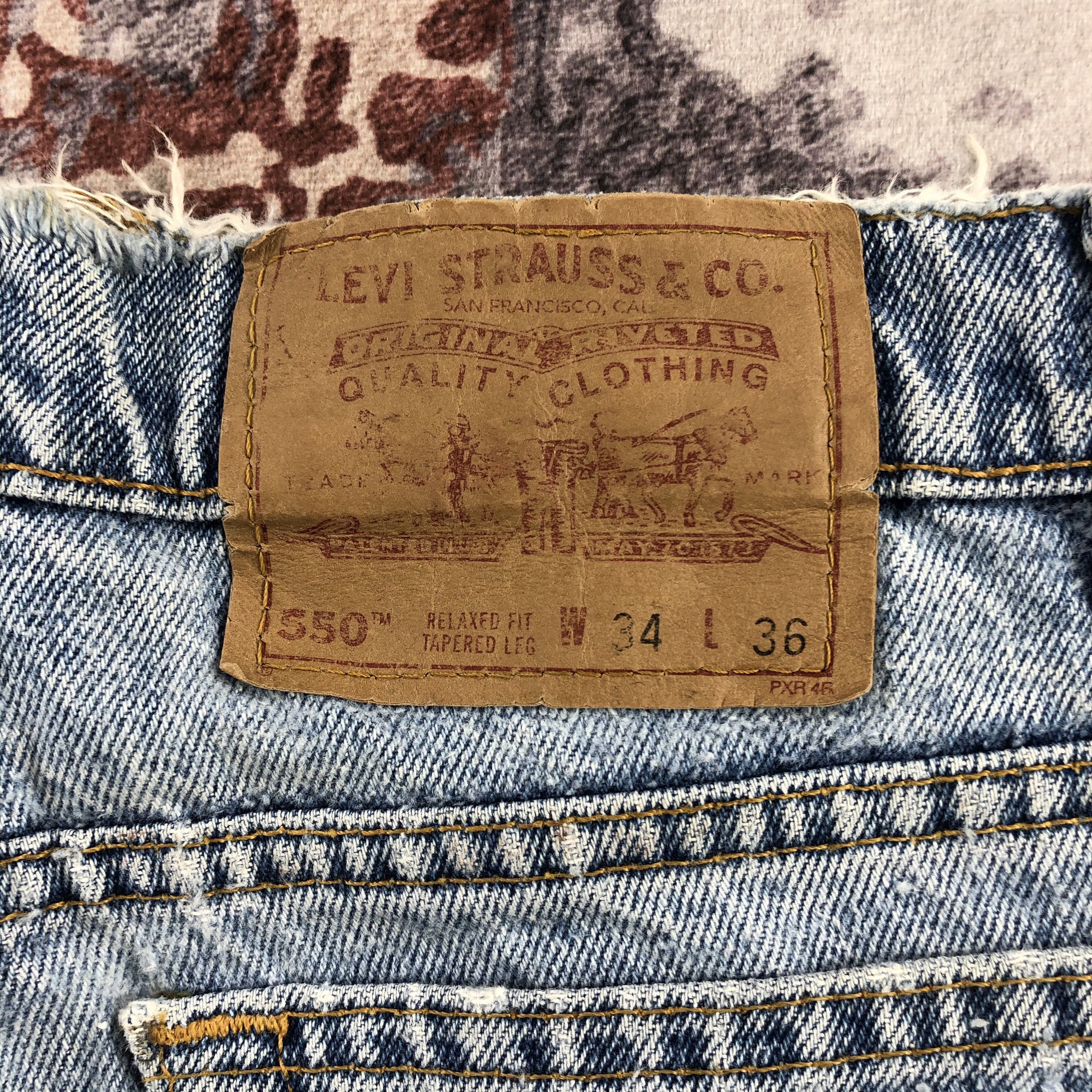 Levi's × Vintage Vintage 90s Light Wash Levis 550 Jeans-JM2606 Size US 33 - 5 Thumbnail