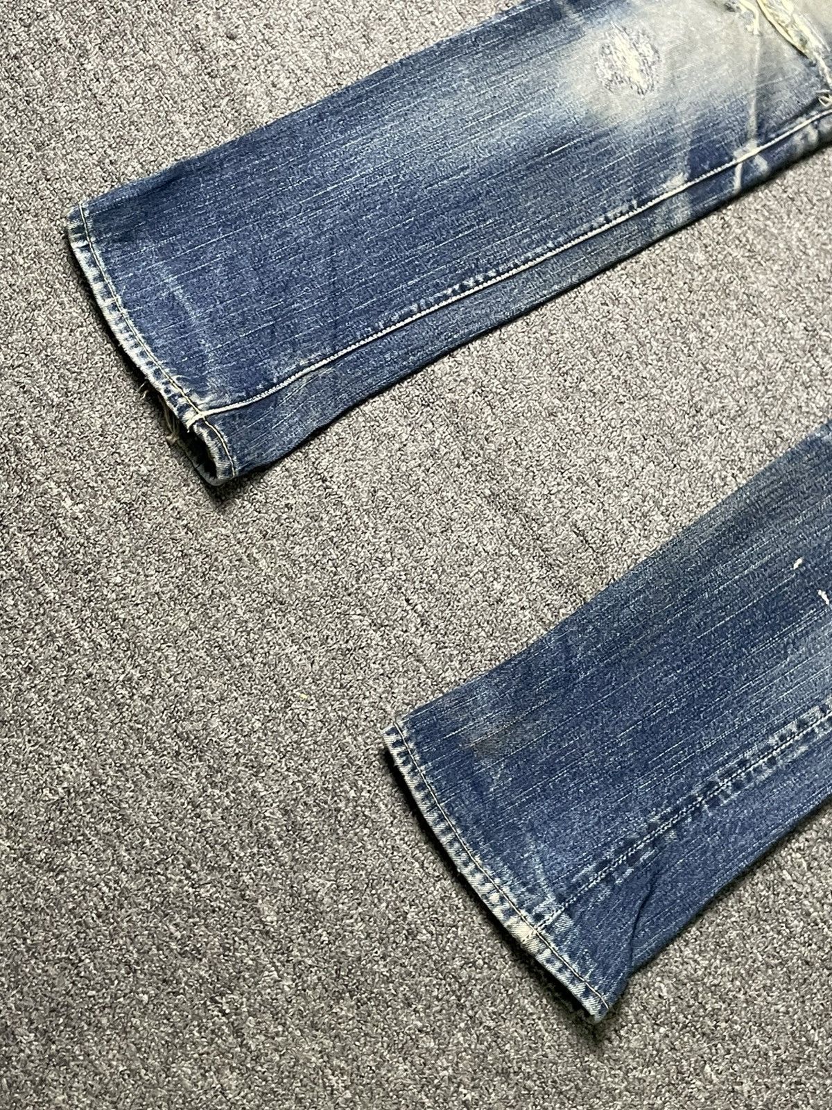 Vintage FLAT HEAD x BALDER JEANS Brand Ripped Jean (84) Size US 32 / EU 48 - 4 Thumbnail