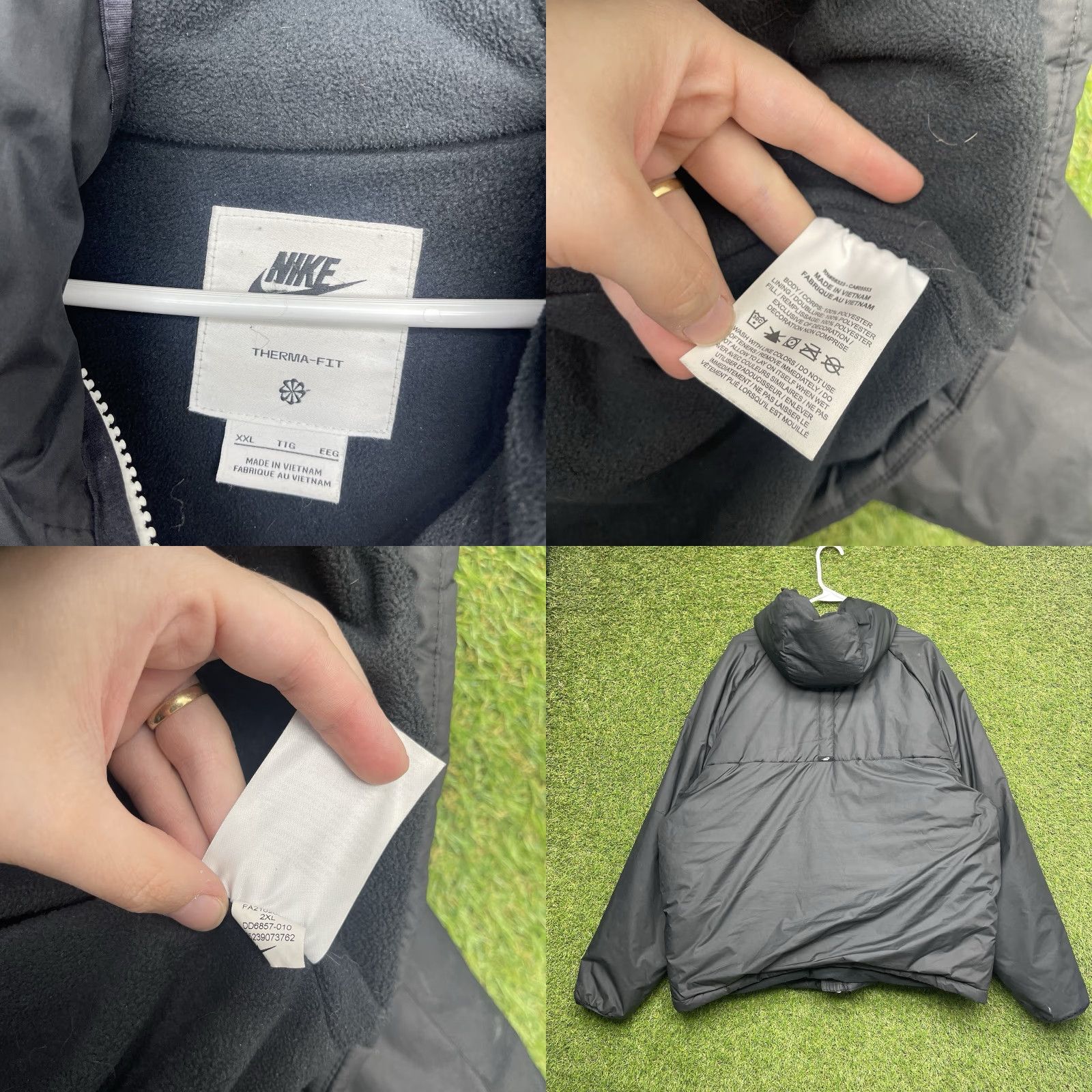 Nike Nike Air Therma Fit Jacket Mens 2XL Black Full Zip Puffer Jacket Nike Air Therma Fit Jacket Mens 2XL Black Full Zip Puffer Jacket Size US XXL / EU 58 / 5 - 9 Thumbnail