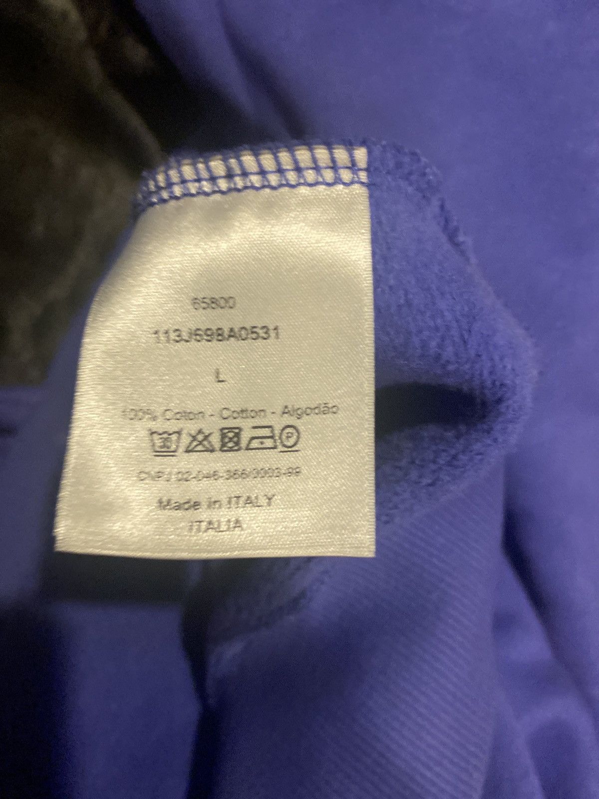 Dior Dior CD icon hoodie purple Size US L / EU 52-54 / 3 - 5 Thumbnail