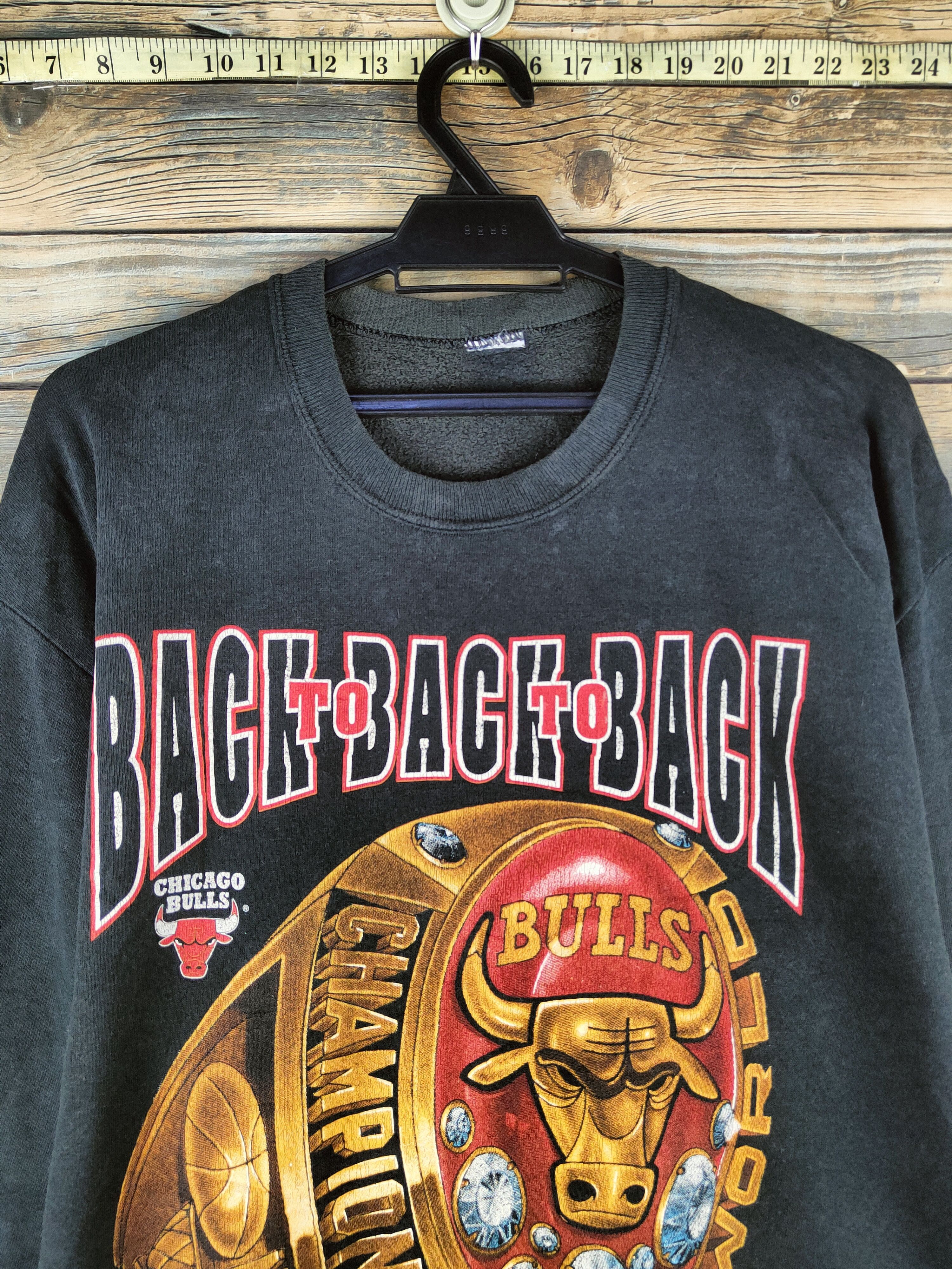 Japanese Brand Vintage 🔥Japanese Brand Black Faded Sweatshirts Size US L / EU 52-54 / 3 - 2 Thumbnail
