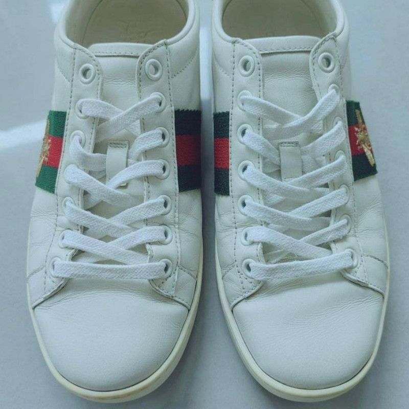Gucci Gucci ACE Embroidered Fashion Sneakers for Women Size US 6 / IT 36 - 9 Thumbnail
