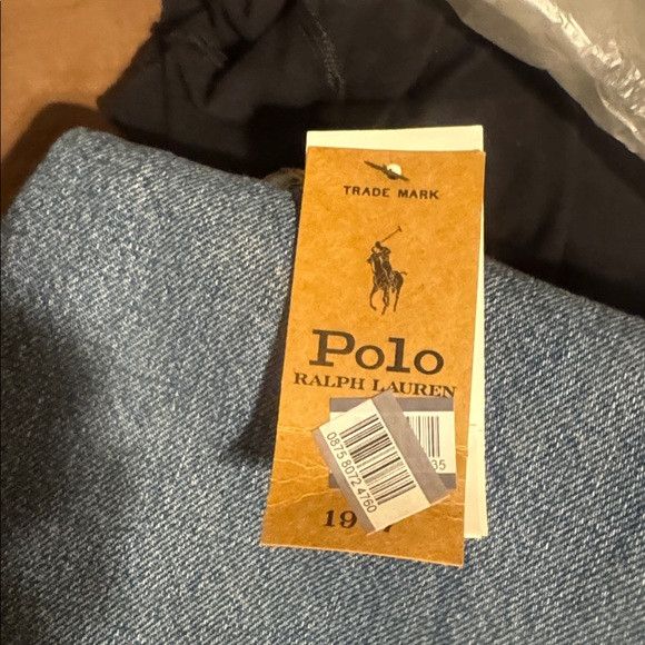Polo Ralph Lauren Patchwork Straight Leg Jeans Blue and Brown Size 32" / US 10 / IT 46 - 11 Thumbnail